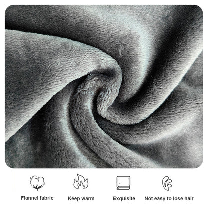 Portable foldable Custom Logo travel blanket and pillow set 4 in 1 airplane Flannel travel pillow blanket with bag