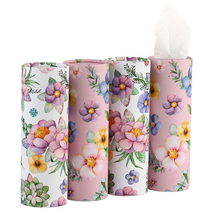 Yasong Customized Tissue Cylinder Packaging Box Tissue Car Travel Facial Tissue Paper