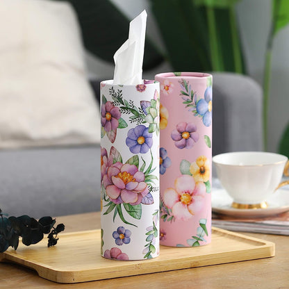 Yasong Customized Tissue Cylinder Packaging Box Tissue Car Travel Facial Tissue Paper