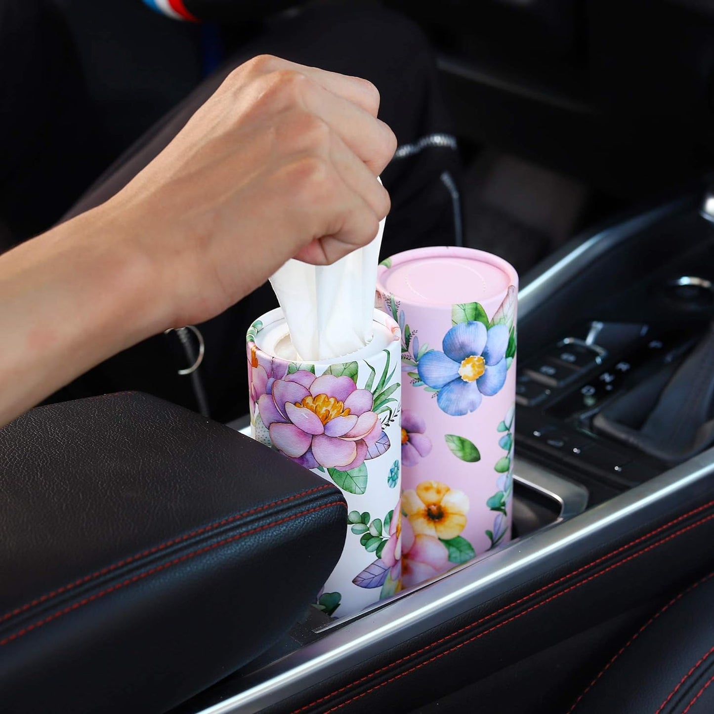 Yasong Customized Tissue Cylinder Packaging Box Tissue Car Travel Facial Tissue Paper