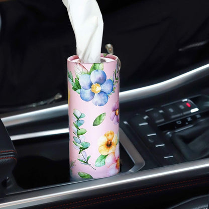Yasong Customized Tissue Cylinder Packaging Box Tissue Car Travel Facial Tissue Paper
