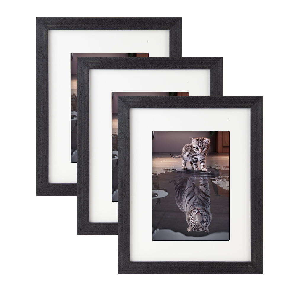 4X6 5X7 8X10 A3 A4 Europe Style Black Decorative Wall Black Picture Frames MDF Wooden Photo Frame