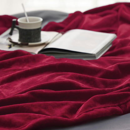 Custom Soft 100% Polyester coral Flannel Fleece travel Blanket Minky plush Quality Throw Blanket